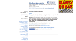 Desktop Screenshot of hudobnaporadna.sk
