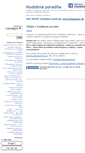 Mobile Screenshot of hudobnaporadna.sk